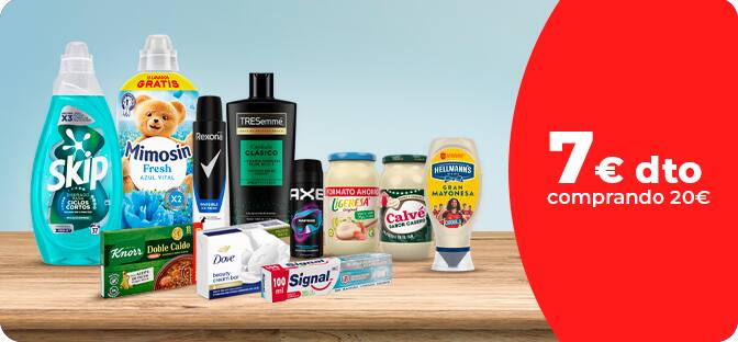 Promociones Skip, Mimosin, Hellmann's, Calve, Ligeresa, Axe, Dove, Rexona, Knorr, Maizena, Signal en Dia.es